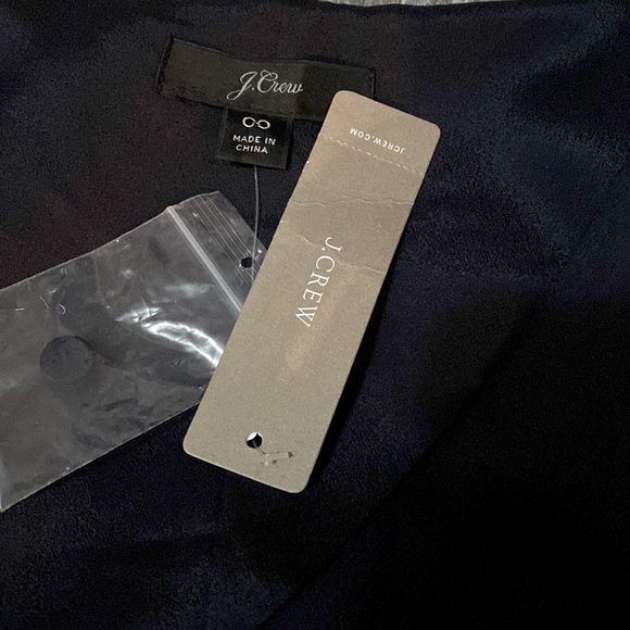 NWT J. Crew Satin A-line Midi Dress - Picture 5 of 9